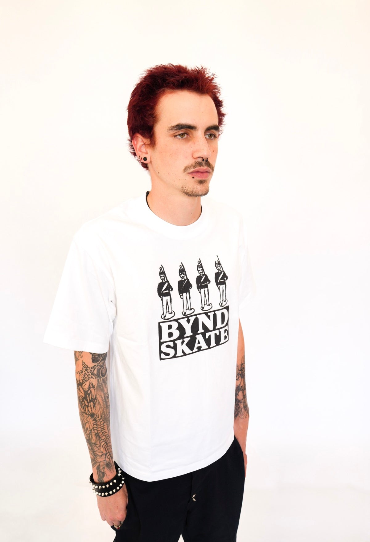 White Skate Tee